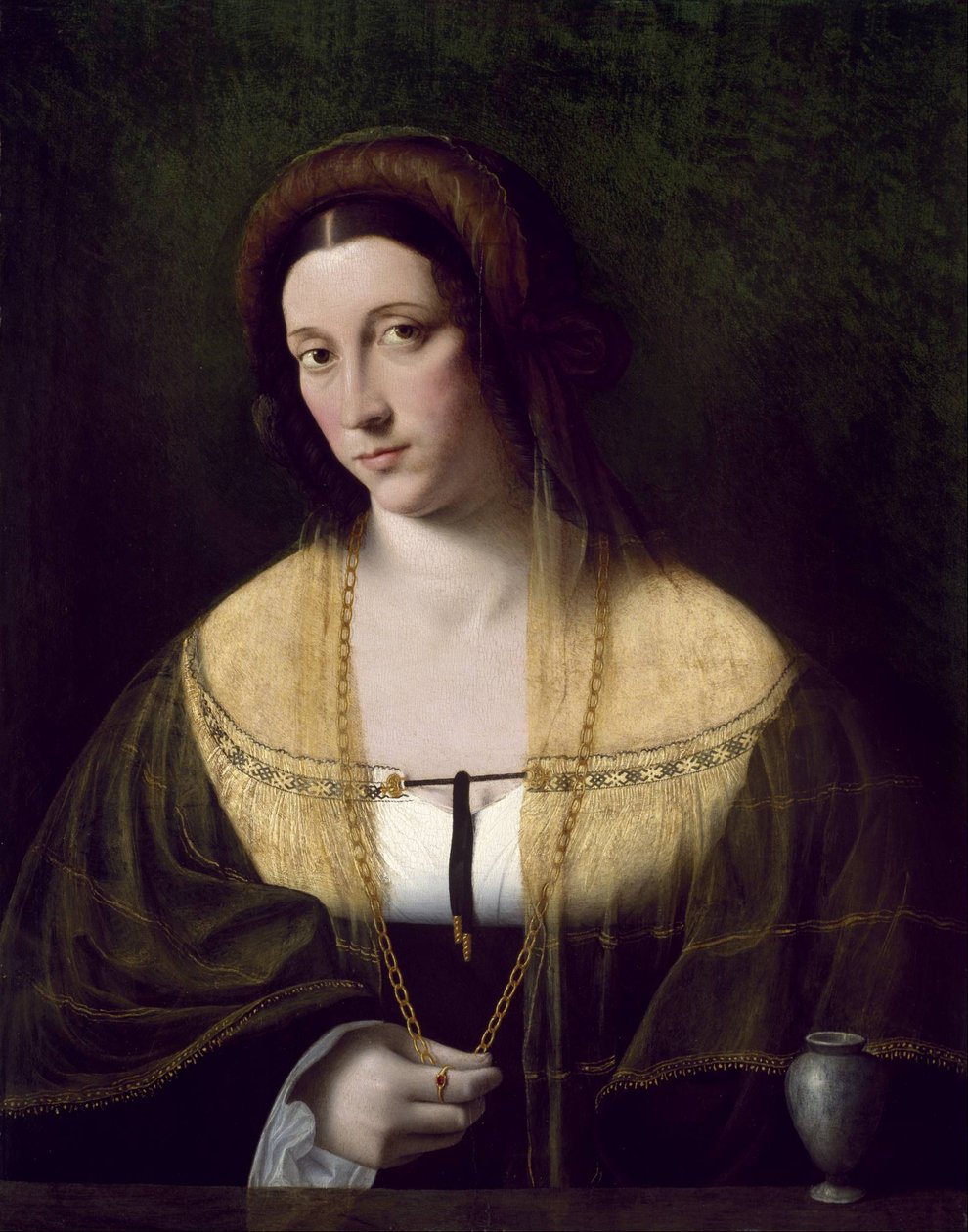 Portrét dámy od Bartolomeo Veneto