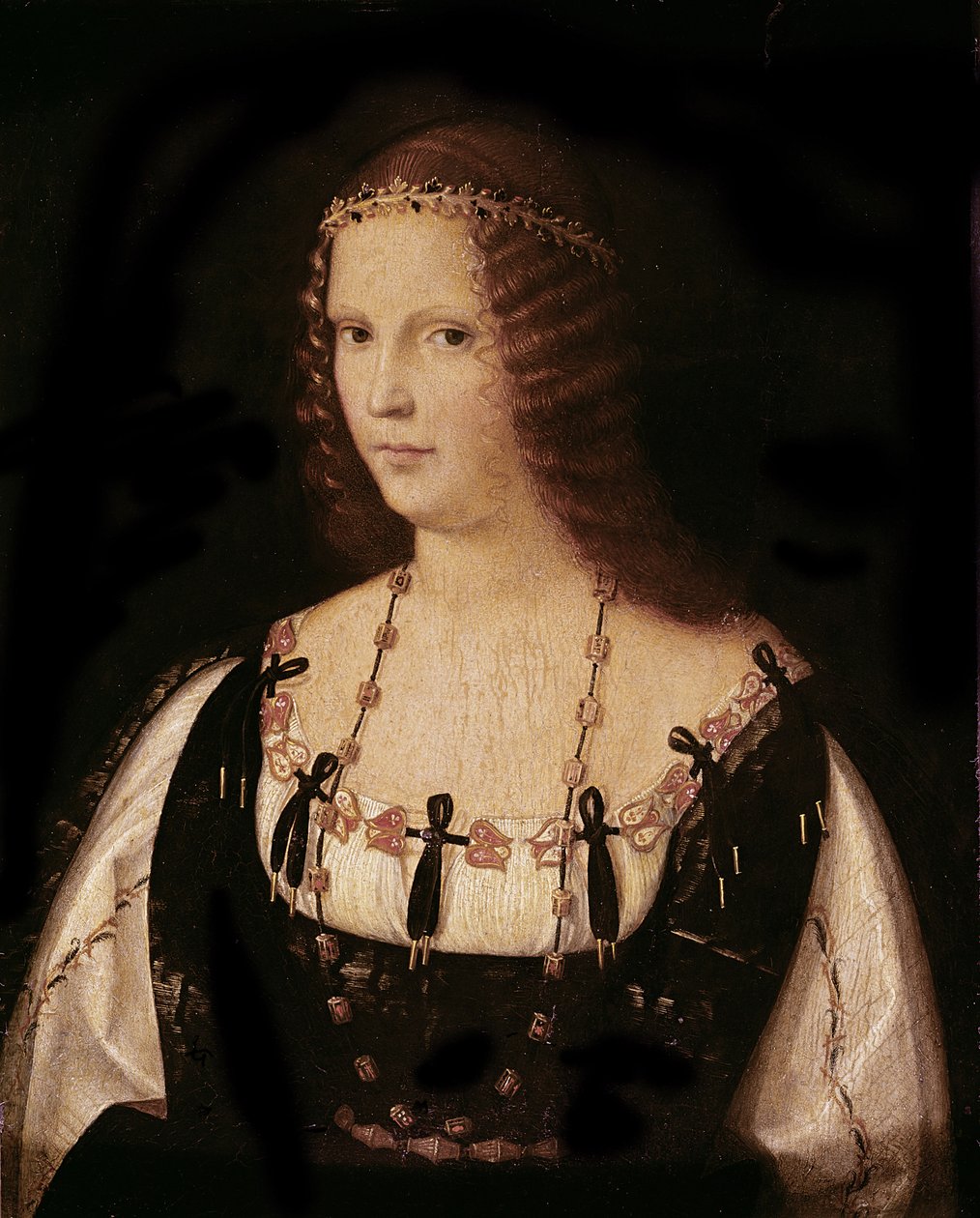 Portrét dámy od Bartolomeo Veneto
