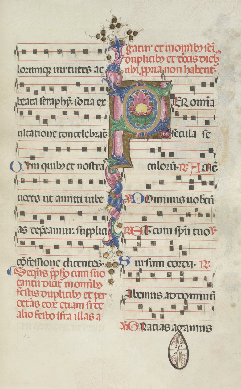 Missale: Fol. 184: Listí, 1469. od Bartolomeo Caporali