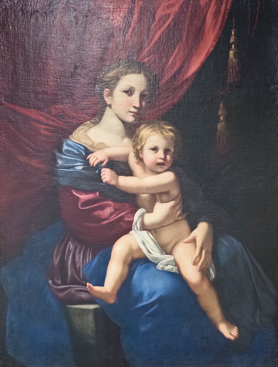 Madonna a dítě od Bartolomeo Cavarozzi