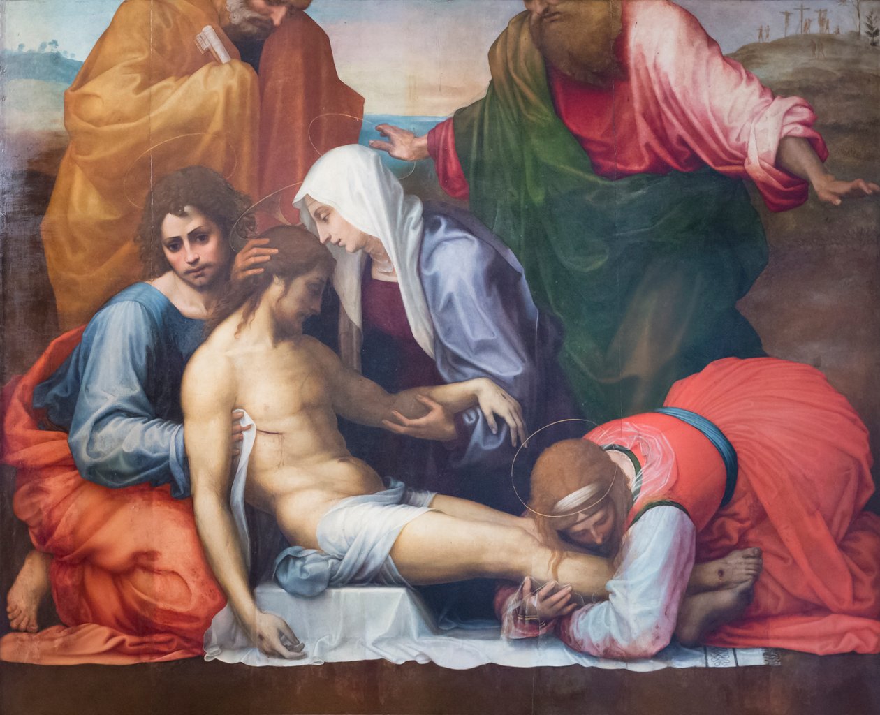 Nářek nad mrtvým Kristem od Bartolomeo Fra