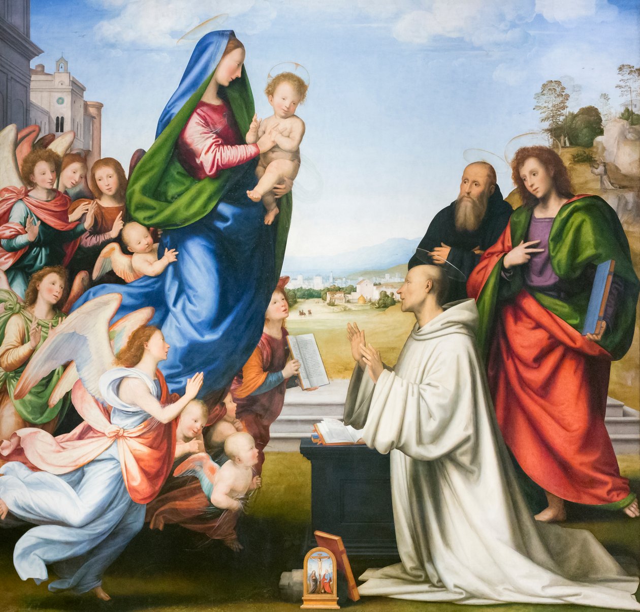 Vize sv. Bernard od Bartolomeo Fra