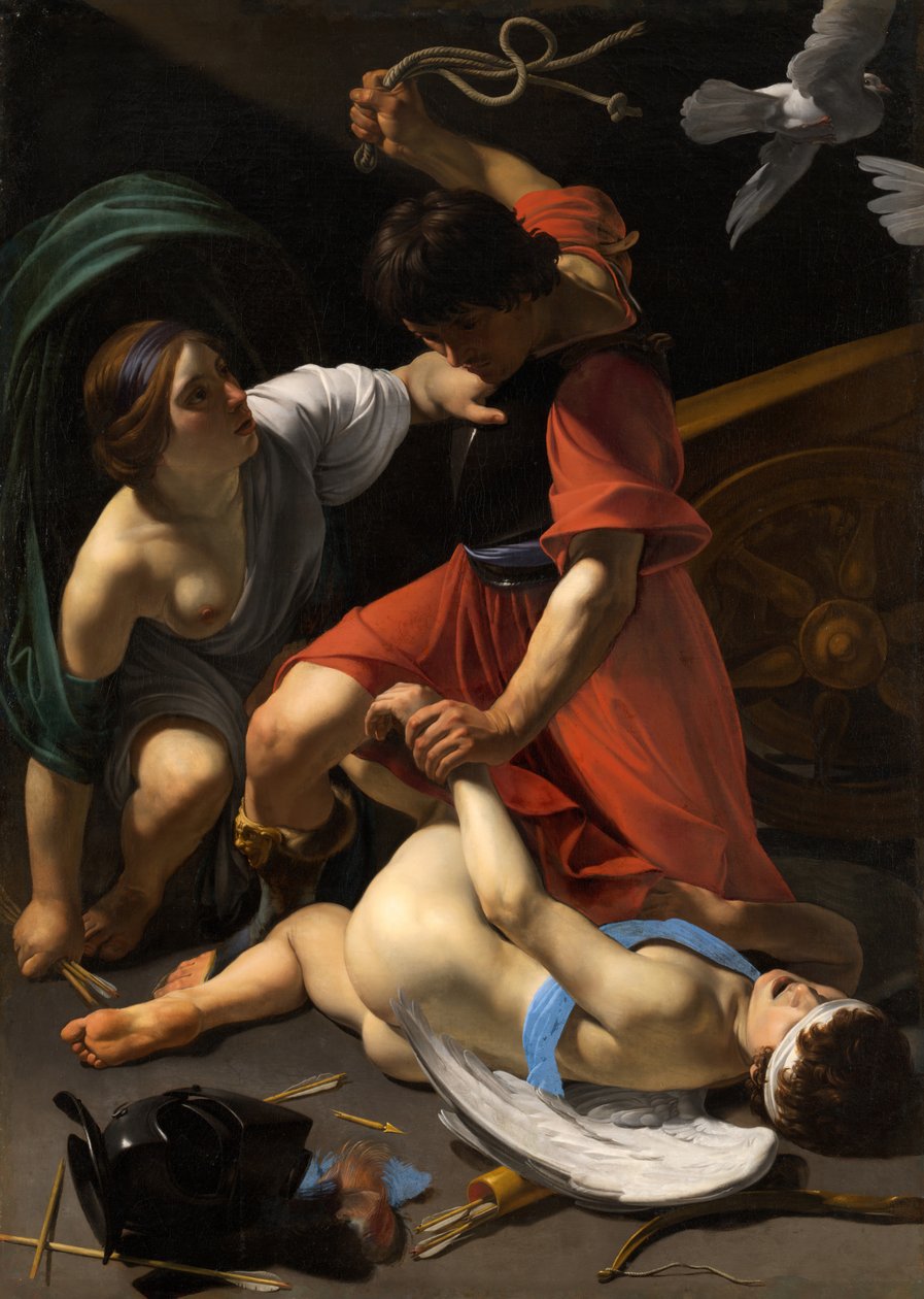 Cupid Chastised, 1613. od Bartolomeo Manfredi