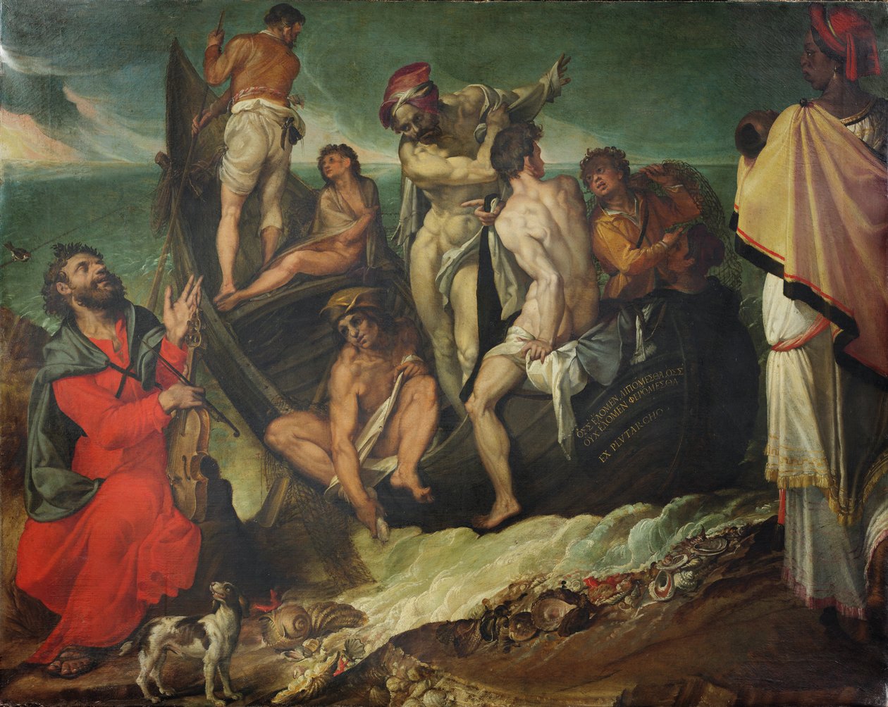 Italština: Homérova hádanka od Bartolomeo Passarotti