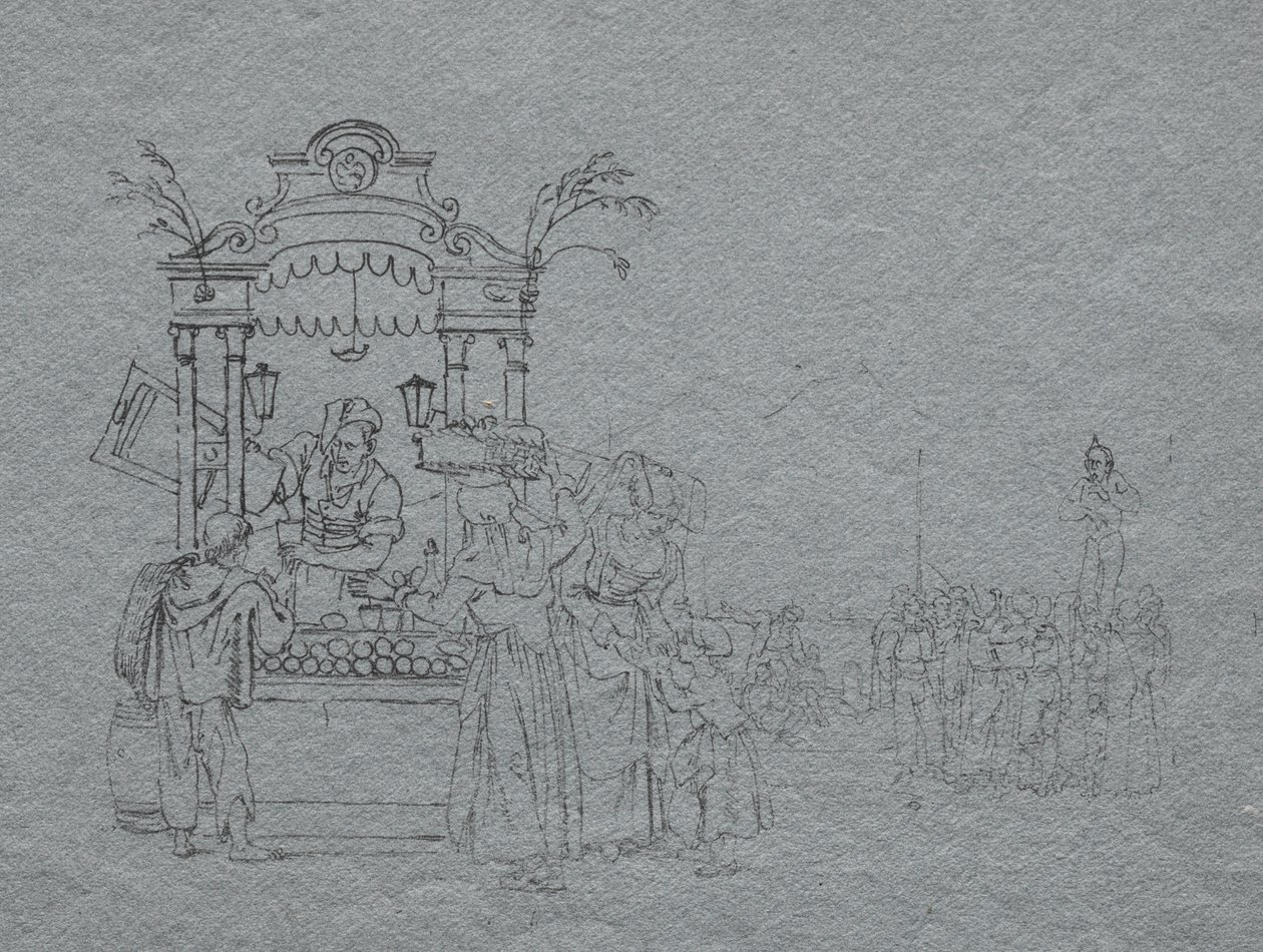 Prodejce ovoce od Bartolomeo Pinelli