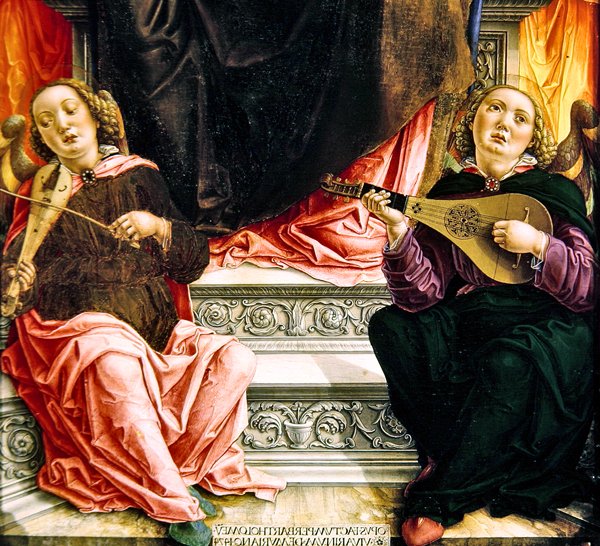 Detail triptychu svatého Marka od Bartolomeo Vivarini