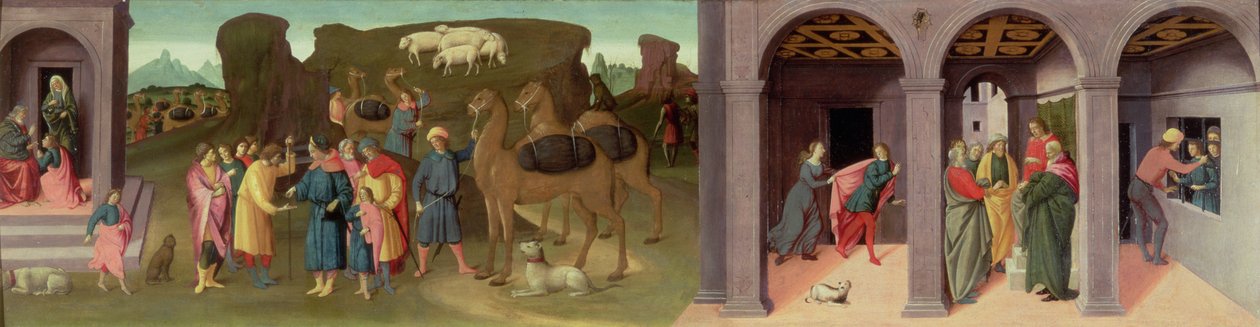 Příběh Josefa I od Bartolomeo di Giovanni
