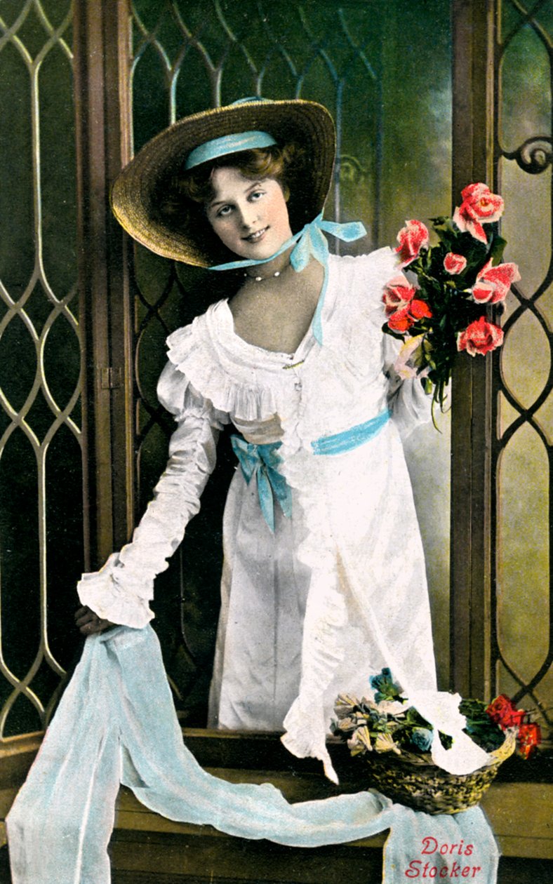 Doris Stocker, herečka, začátek 20. století. od Bassano Studio