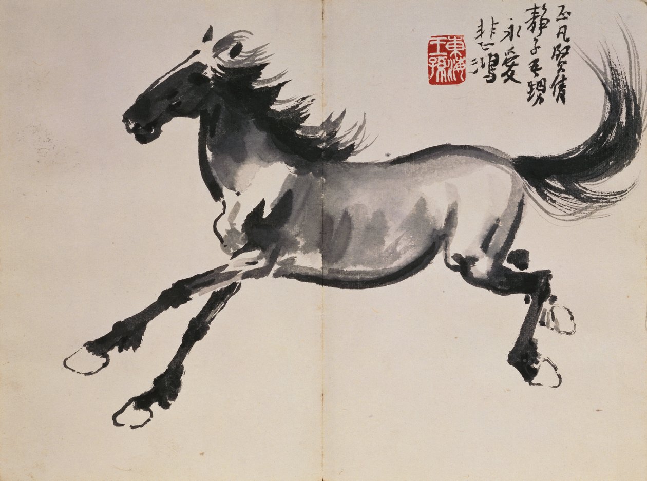 Galopující kůň od Beihong Xu