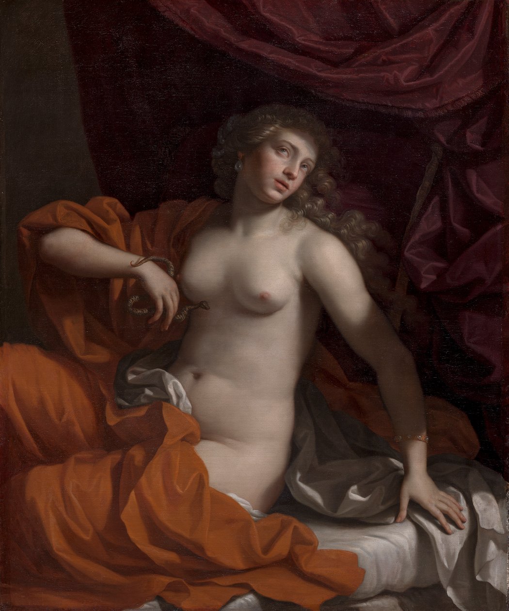 Kleopatra od Benedetto Gennari