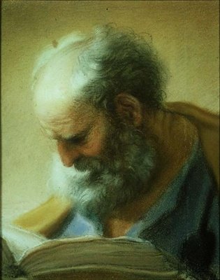 Hlava apoštola od Benedetto Luti