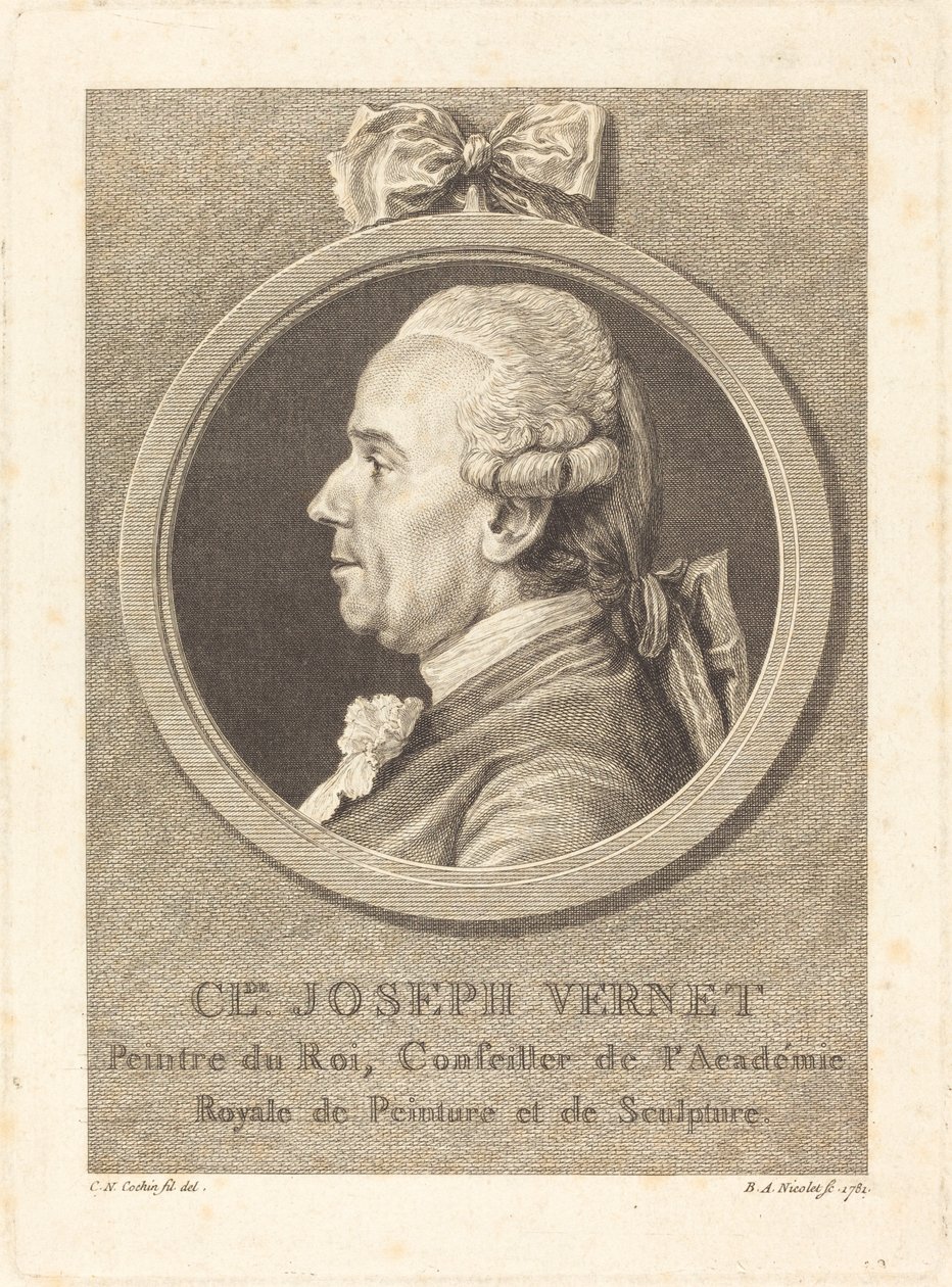 Claude Joseph Vernet od Benedict Alphonse Nicolet after Charles Nicolas Cochin II
