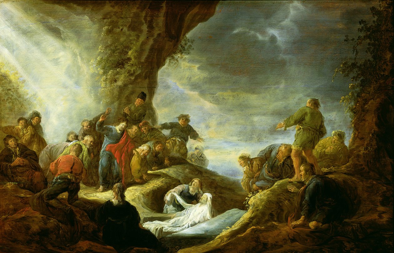 Vzkříšení Lazara od Benjamin Gerritsz. Cuyp