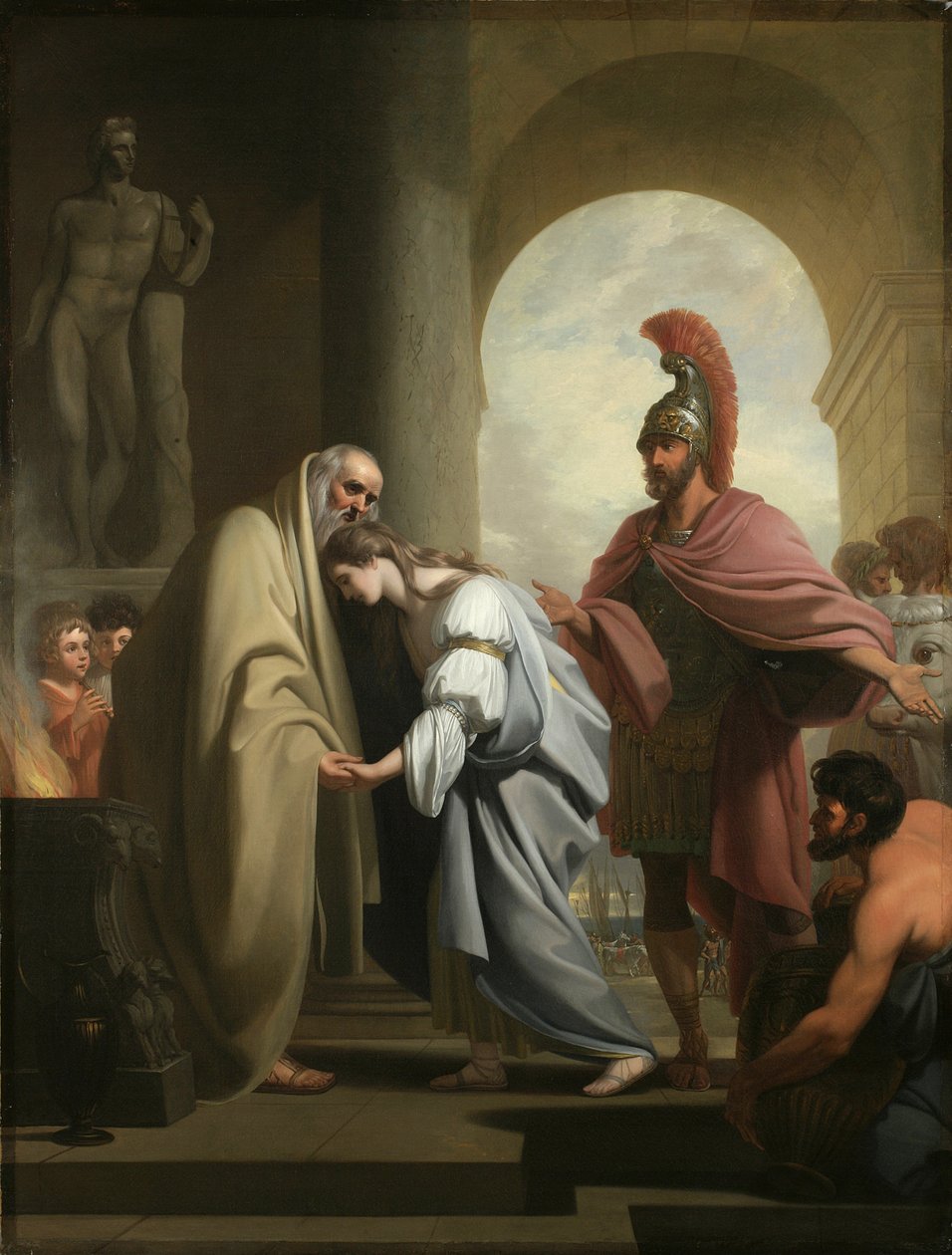 Chryseis se vrátila ke svému otci, 1771 od Benjamin West
