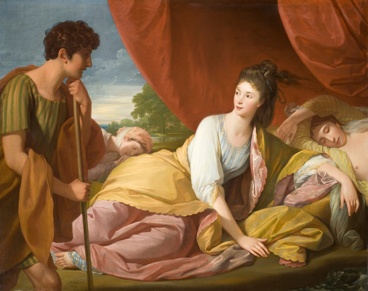 Cymon a Iphigenia od Benjamin West
