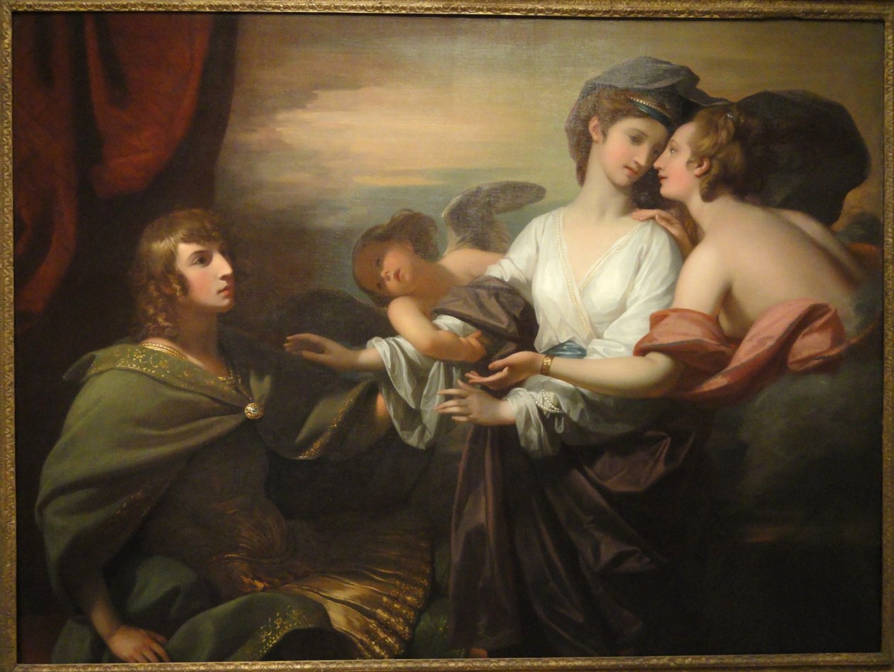Helen přivezla do Paříže od Benjamin West