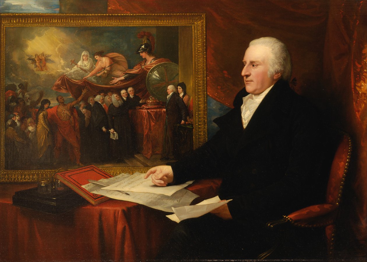 John Eardley Wilmot od Benjamin West