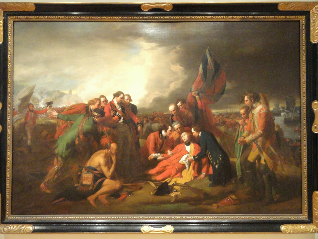 Smrt generála Wolfe od Benjamin West