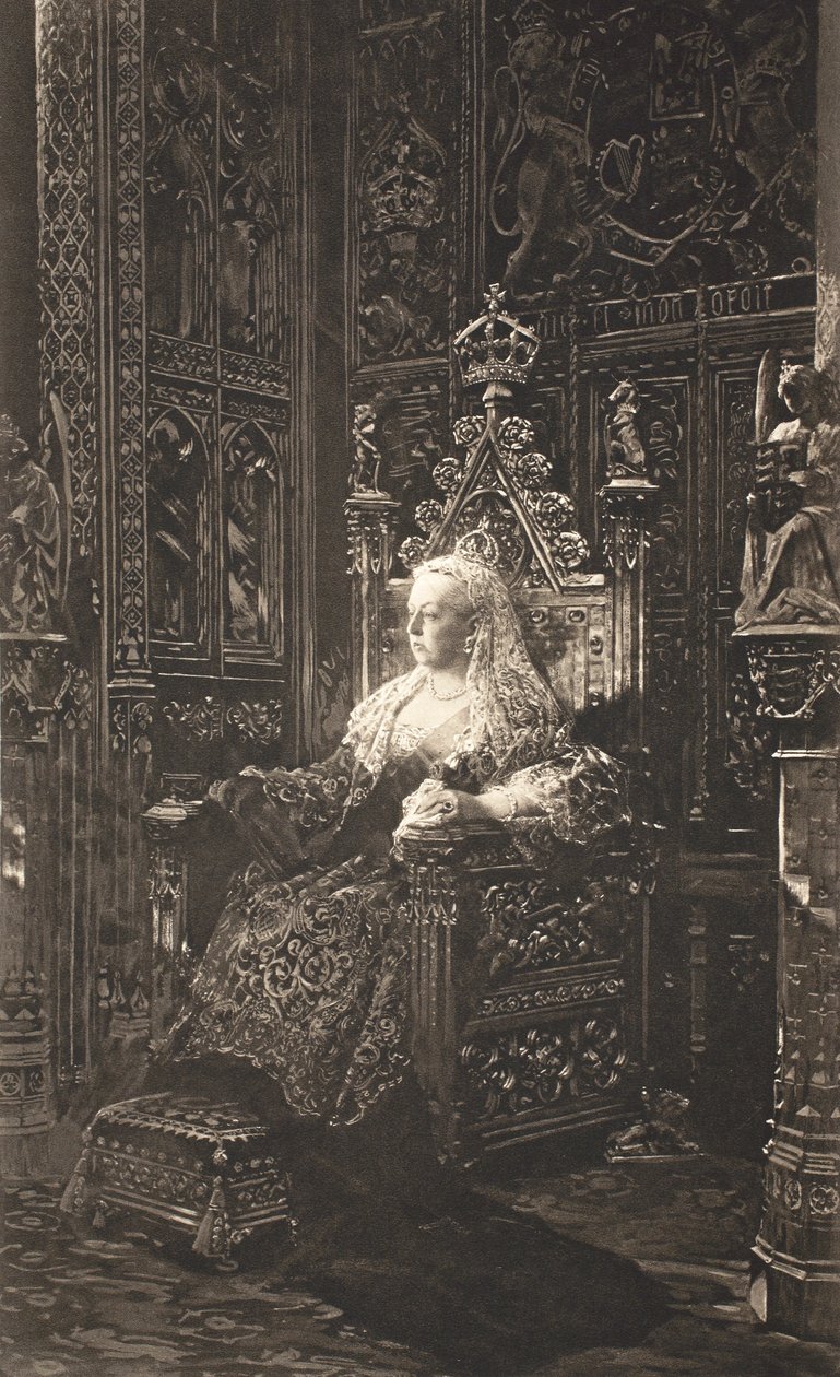 Královna Viktorie, 1901. od Benjamin Constant