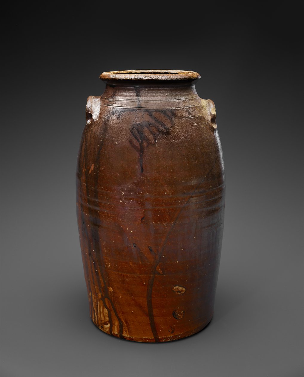 Churn, c. 1880 (glazovaná kamenina) od Benjamin Franklin (attr.to) Kirkland
