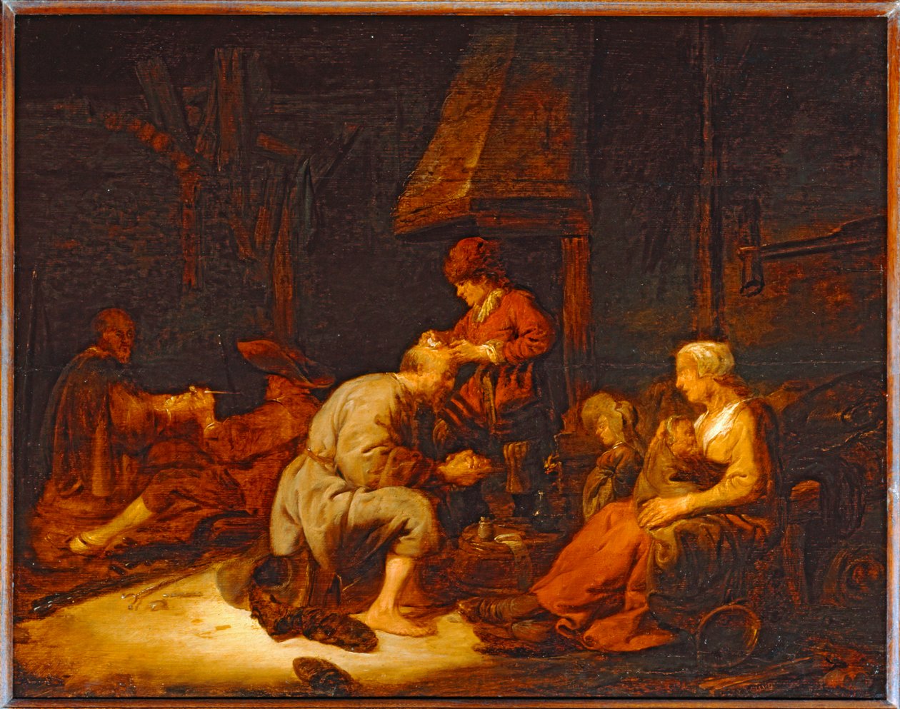 Obsluha lupy. 1630 ... od Benjamin Gerritsz. Cuyp