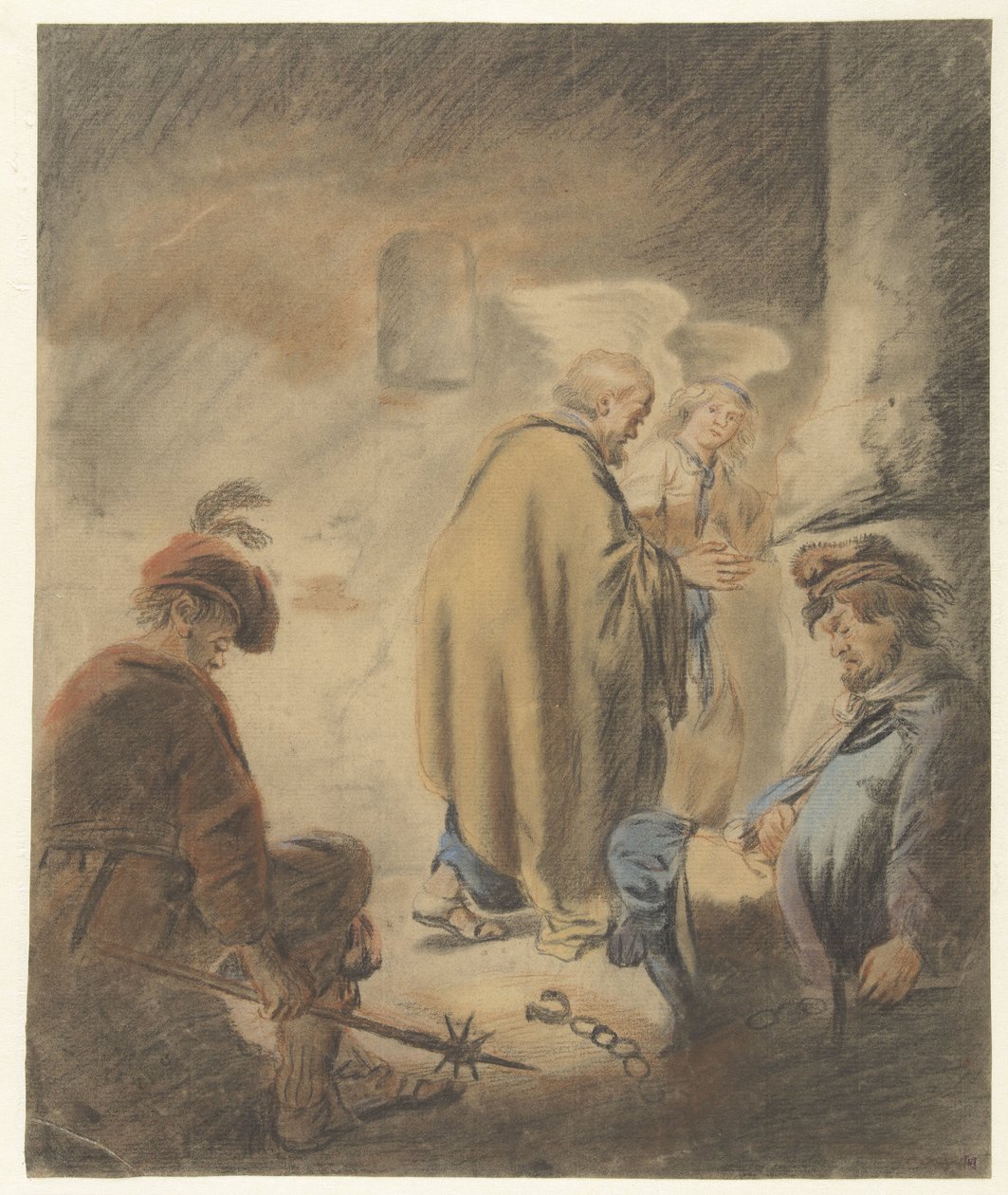 Petr propuštěn z vězení od Benjamin Gerritsz Cuyp