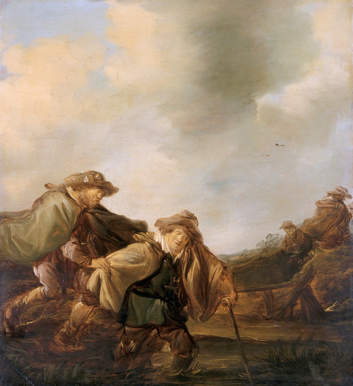 „Podobenství o slepém“, c1630-1652 od Benjamin Gerritz Cuyp