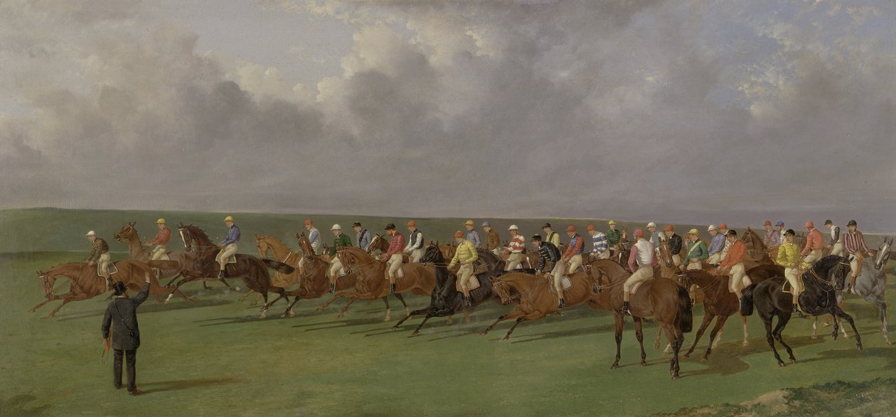 Hedvábí a satény trávy, 1865 od Benjamin Herring