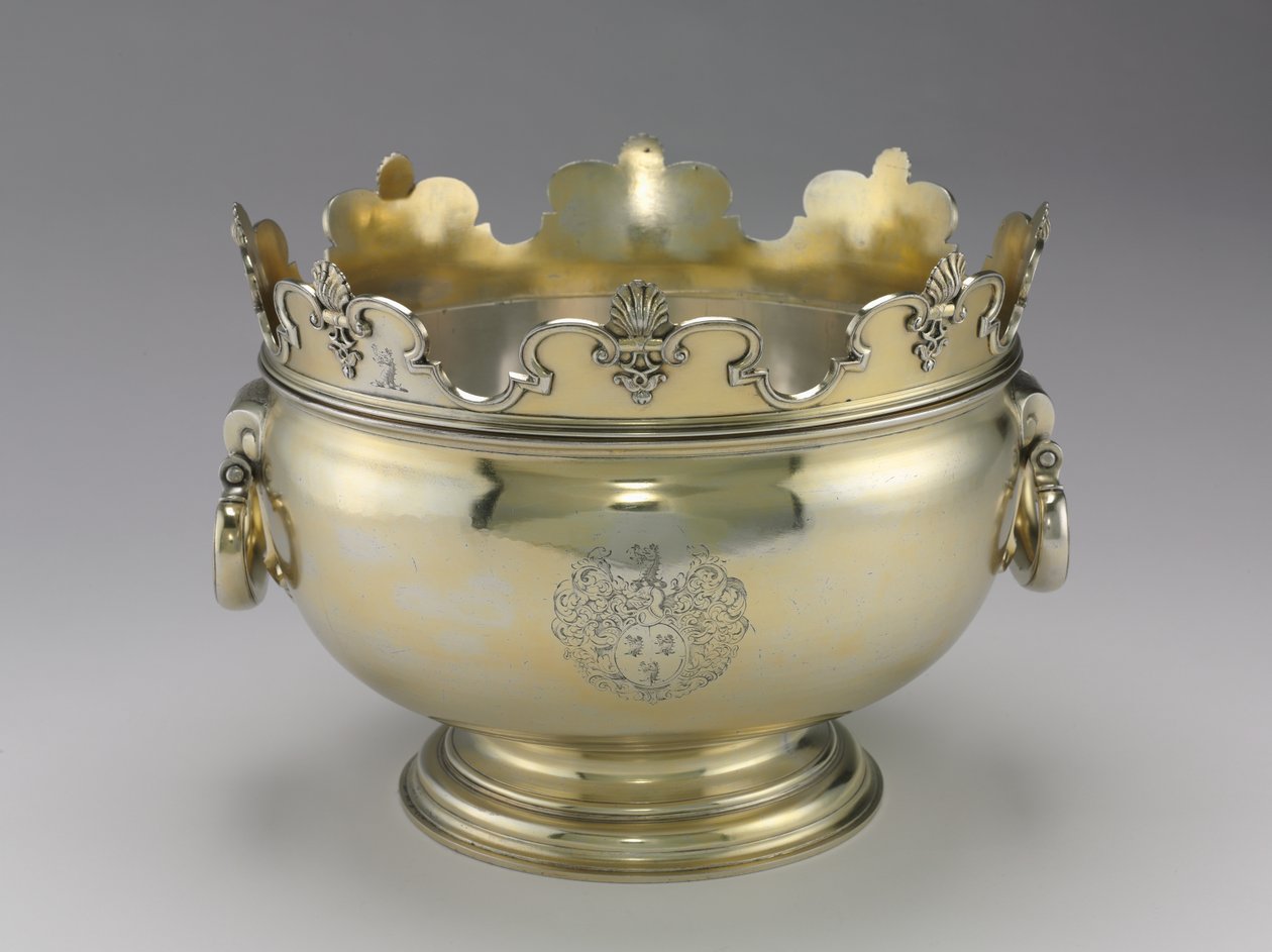 Monteith Punch Bowl, 1715-16 od Benjamin Pyne