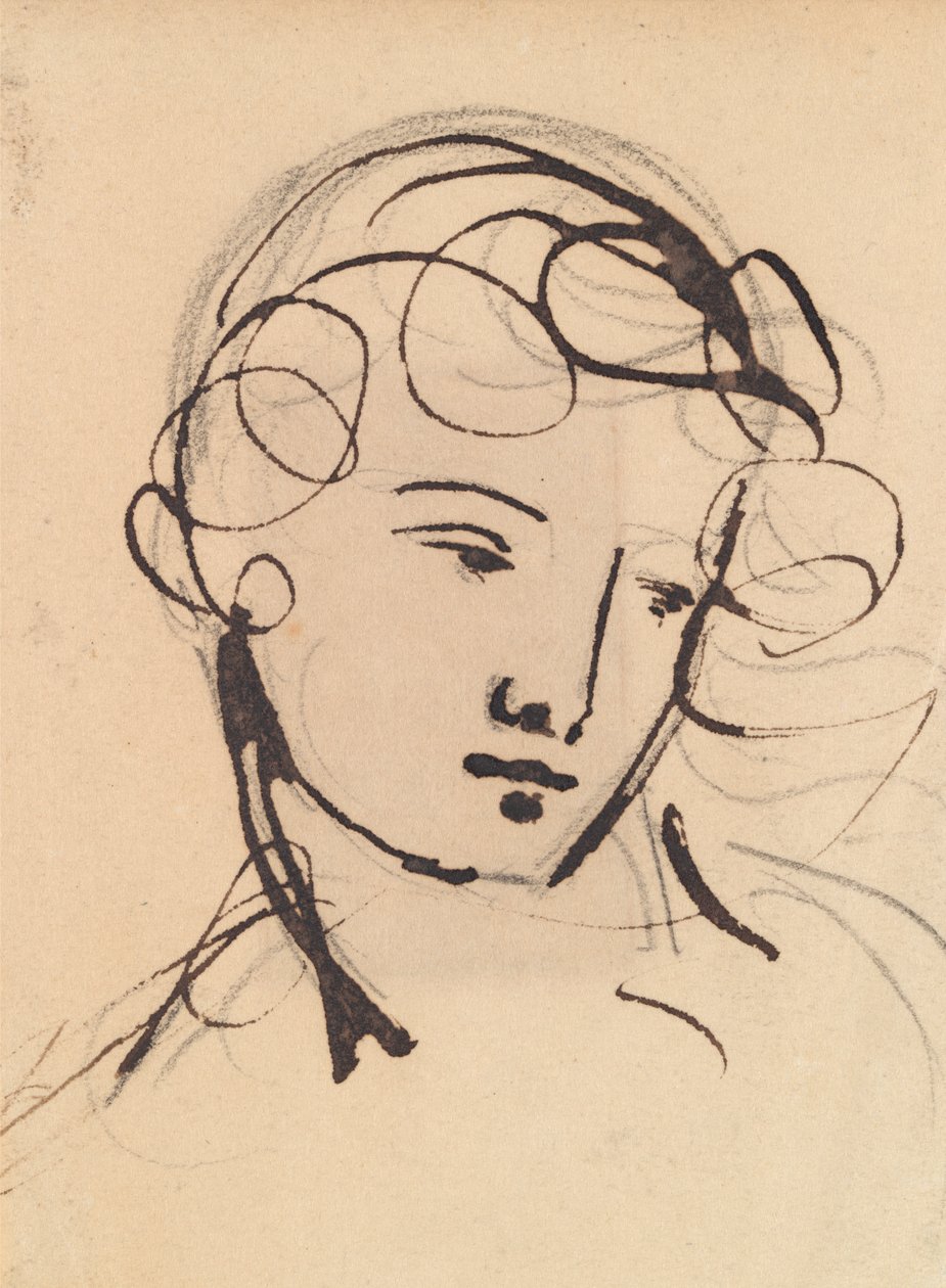 Portrétní studie od Benjamin Robert Haydon