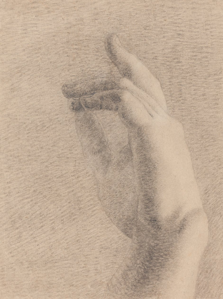 Studium ruky [recto] od Benjamin Robert Haydon