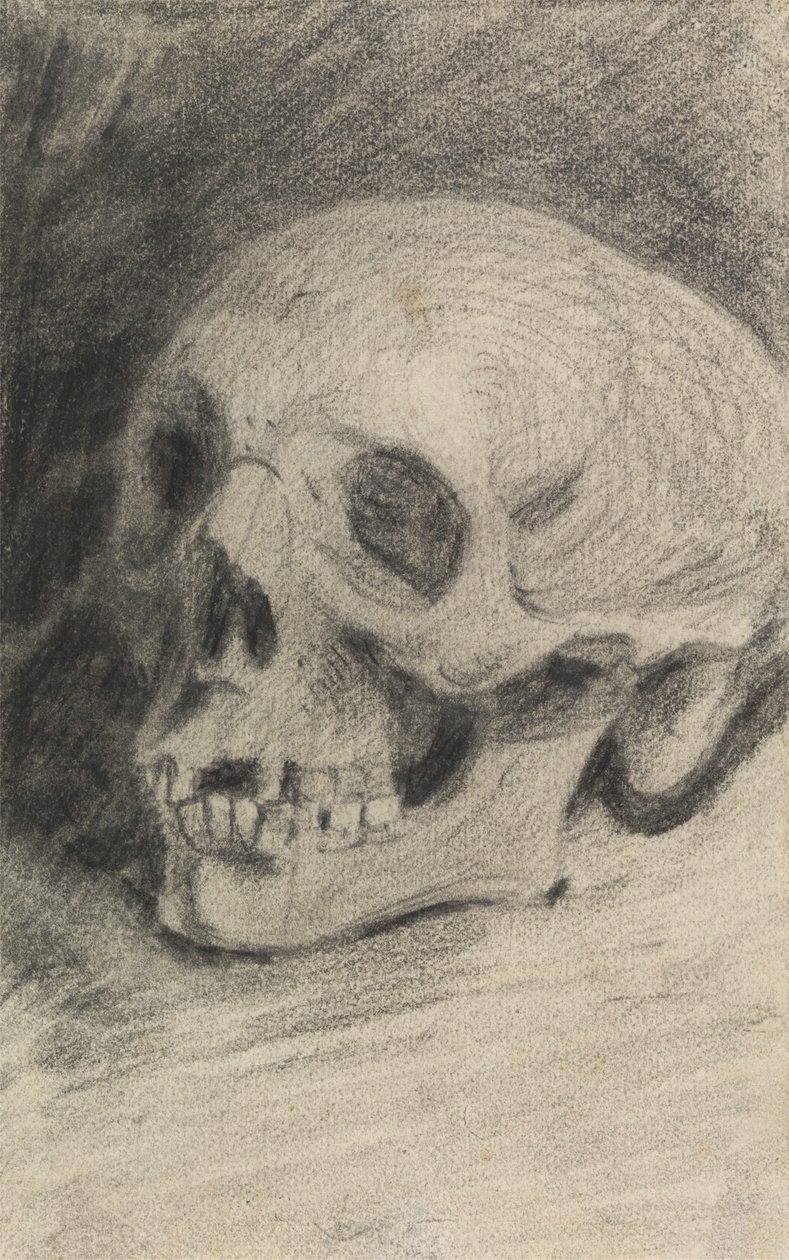 Studie lebky od Benjamin Robert Haydon
