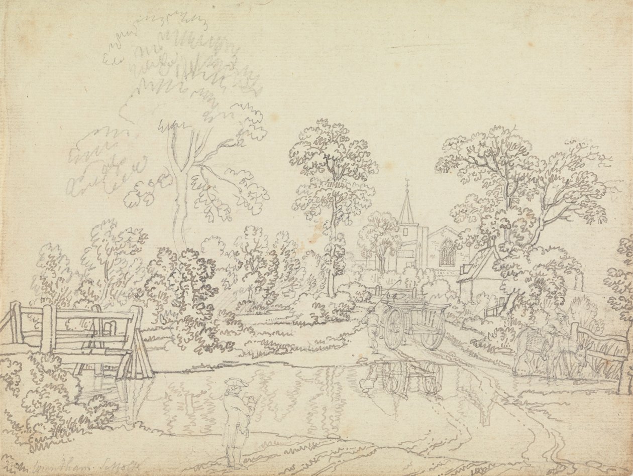 Ford ve Wrenthamu, Suffolk od Benjamin West
