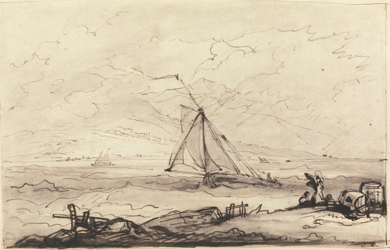 Squall off a Mountainous Coast od Benjamin West