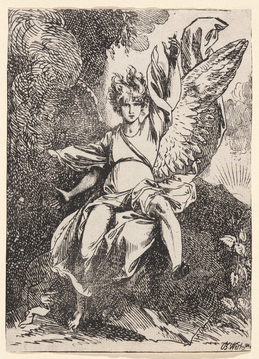 Anděl vzkříšení od Benjamin West