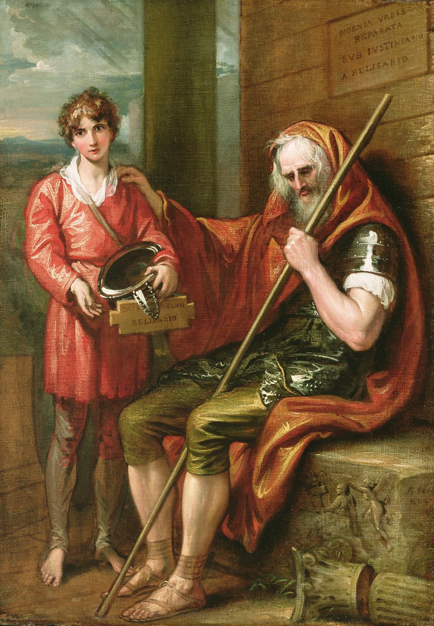 Belisarius a chlapec, 1802 od Benjamin West