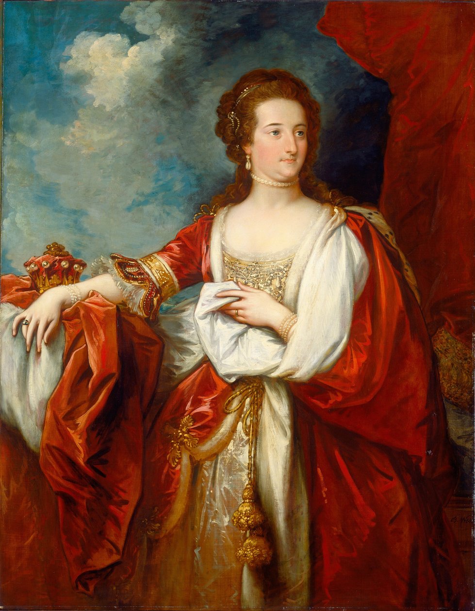 Alžběta, hraběnka z Effinghamu od Benjamin West
