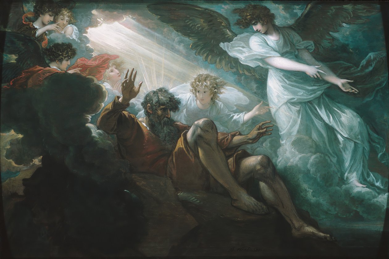 Mojžíš ukázán zaslíbenou zemi, 1801. od Benjamin West