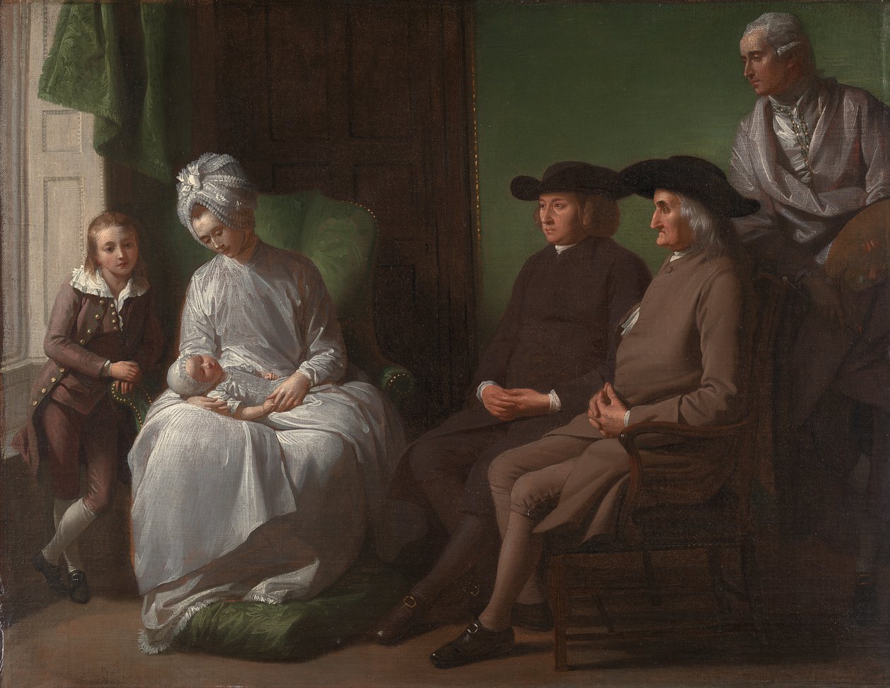 Umělec a jeho rodina od Benjamin West