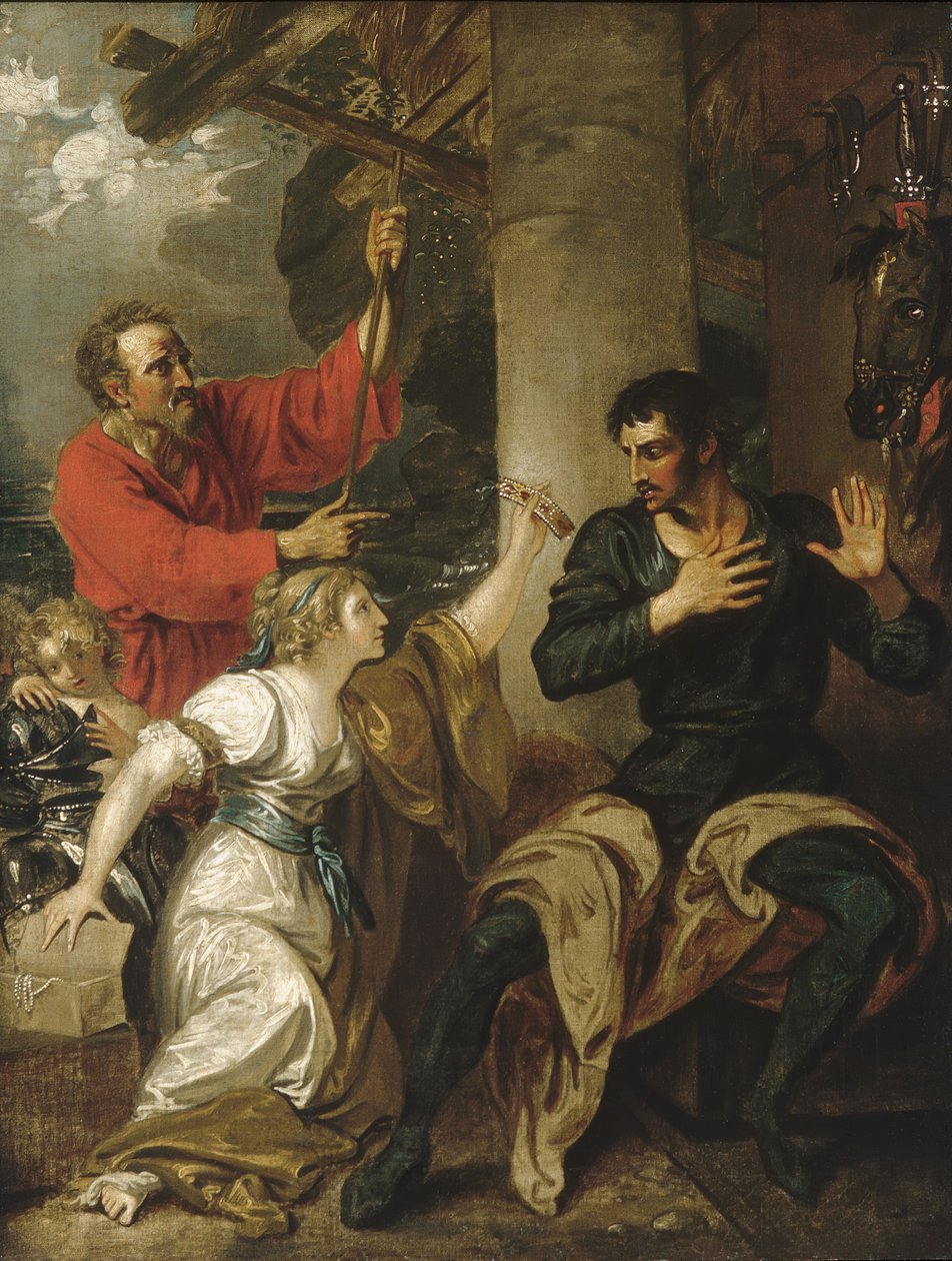 Damsel a Orlando, ca. 1793. od Benjamin West