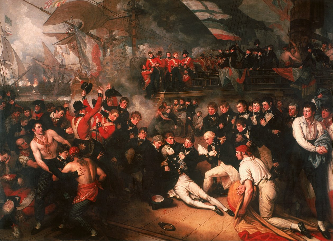 Smrt Nelsona, 1806 od Benjamin West