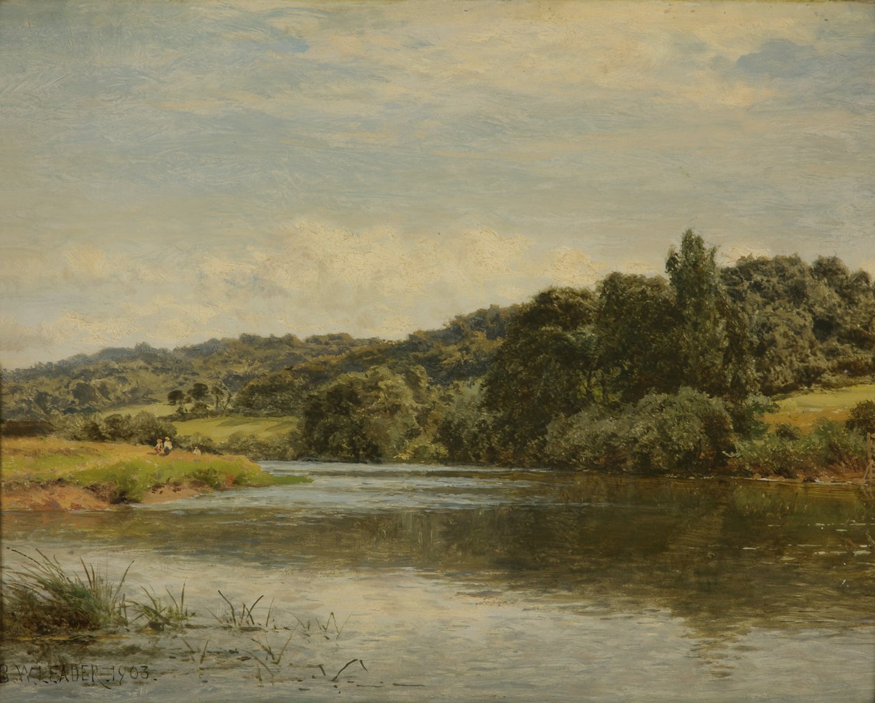 Odpoledne na Temži, 1903 od Benjamin Williams Leader