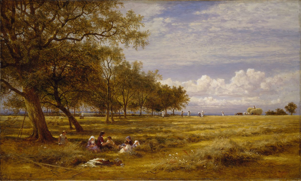 Anglický Hayfield, 1878. od Benjamin Williams Leader