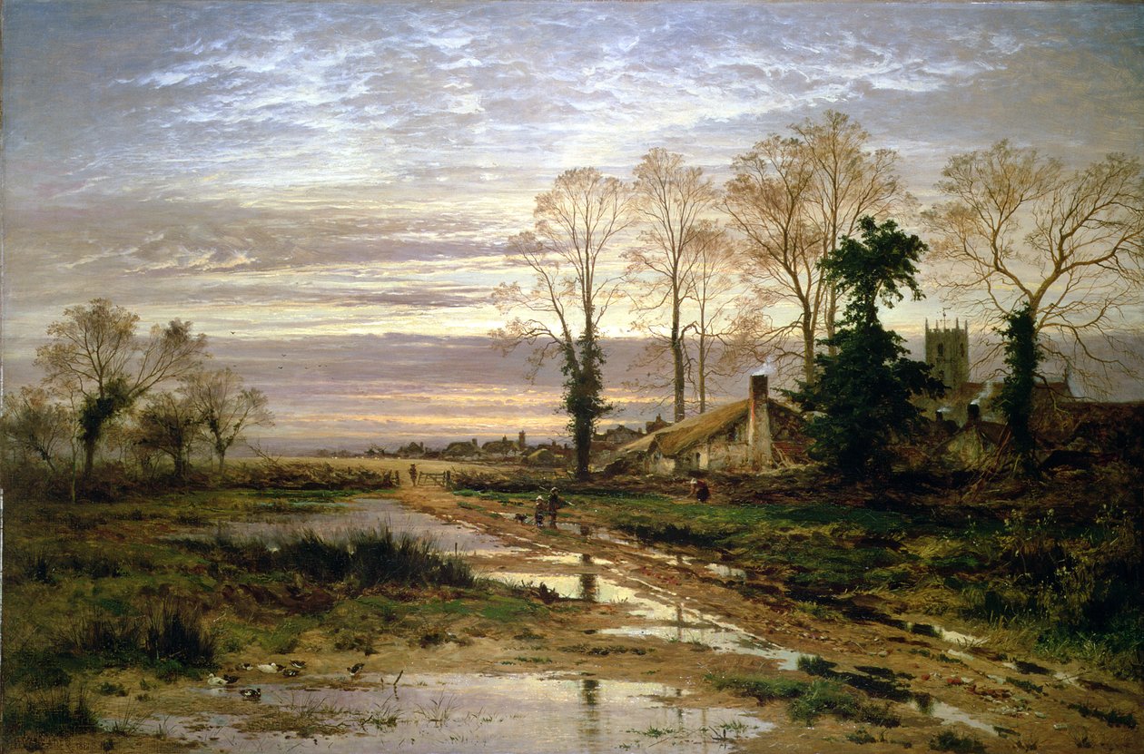 Únor Fill Dyke, 1881 od Benjamin Williams Leader