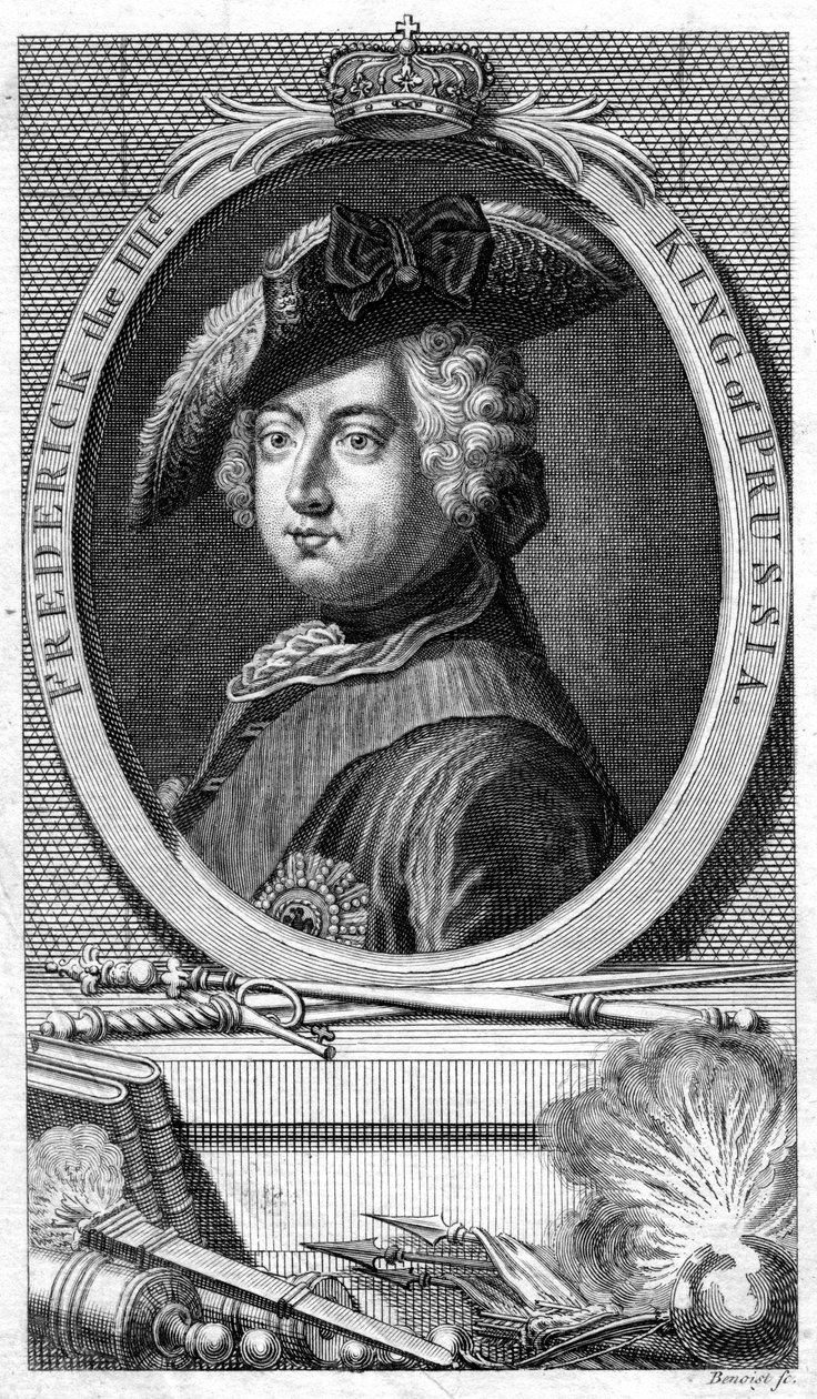 Fridrich III., pruský král, 19. století. od Benoist