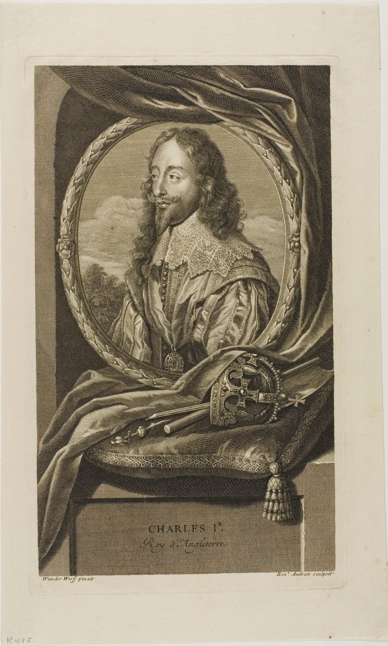 Karel I., anglický král od Benoit Audran I