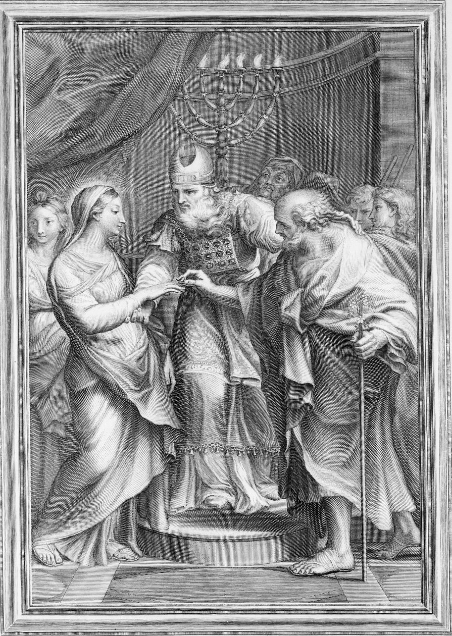 Sňatek Panny, 1645-1724. od Benoît Farjat