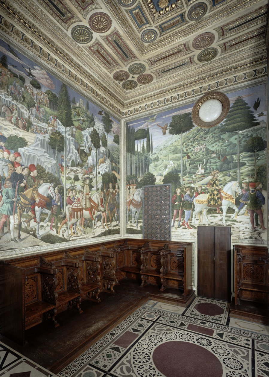 Procesí tří králů, 1459-60 od Benozzo di Lese di Sandro Gozzoli
