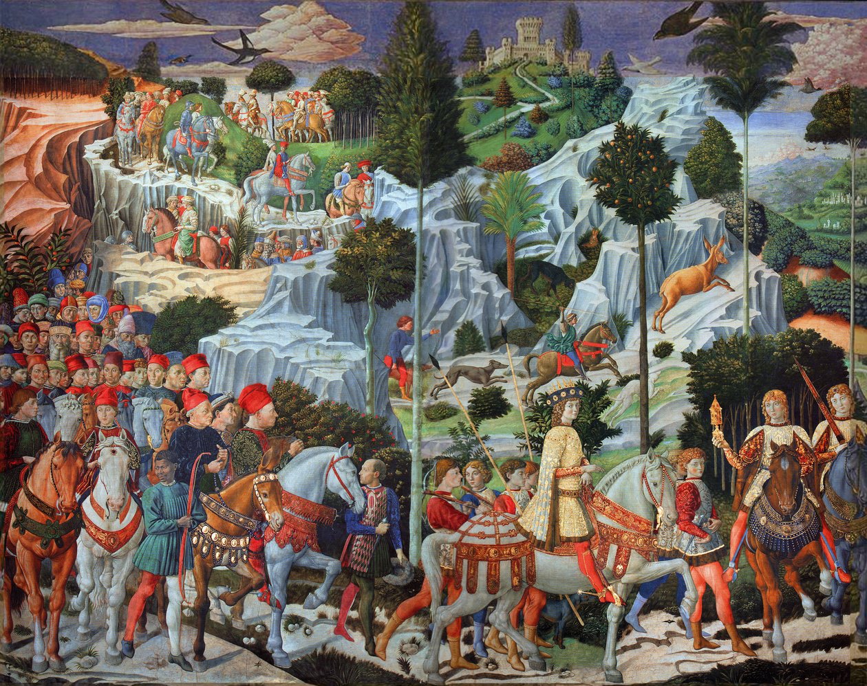 Průvod nejmladšího krále od Benozzo Gozzoli
