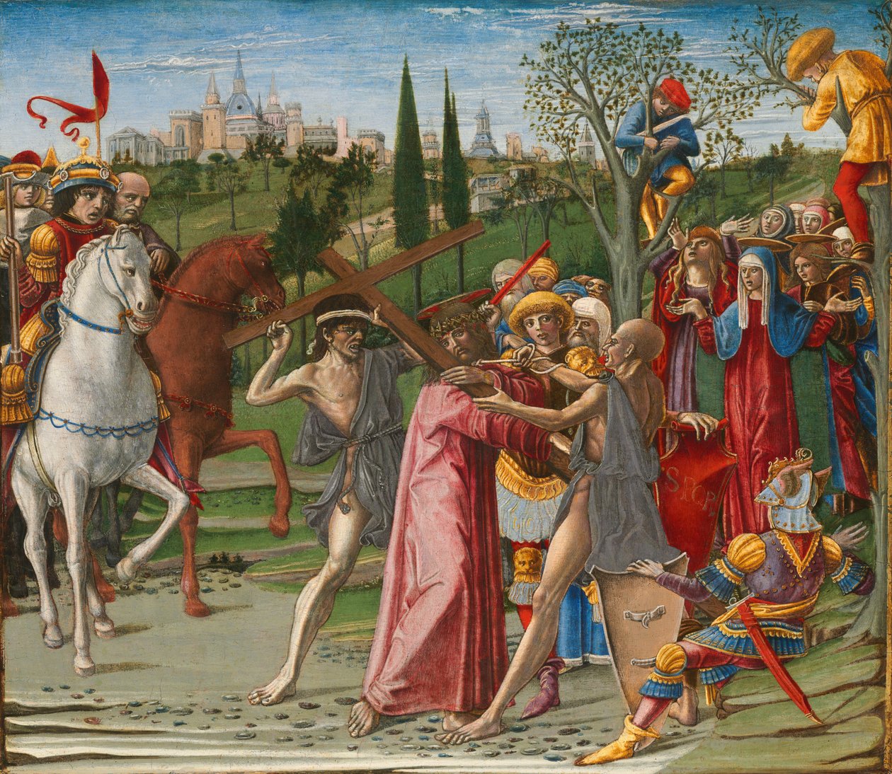 Kristus nese kříž, pravděpodobně 1491. od Benvenuto di Giovanni